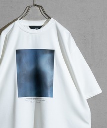 JOHN'S CLOSET | 【a】シルクタッチポンチ アブストラクトプリント BIG TEE(Tシャツ/カットソー)