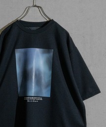 JOHN'S CLOSET（ジョンズクローゼット）の「【a】シルクタッチポンチ アブストラクトプリント BIG TEE（Tシャツ/カットソー・メンズ）」