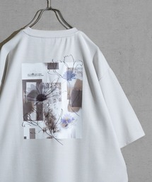 JOHN'S CLOSET | 【a】シルクタッチポンチ アブストラクトプリント BIG TEE(Tシャツ/カットソー)