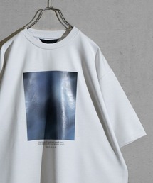 JOHN'S CLOSET | 【a】シルクタッチポンチ アブストラクトプリント BIG TEE(Tシャツ/カットソー)