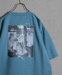 JOHN'S CLOSET | 【a】シルクタッチポンチ アブストラクトプリント BIG TEE(Tシャツ/カットソー)