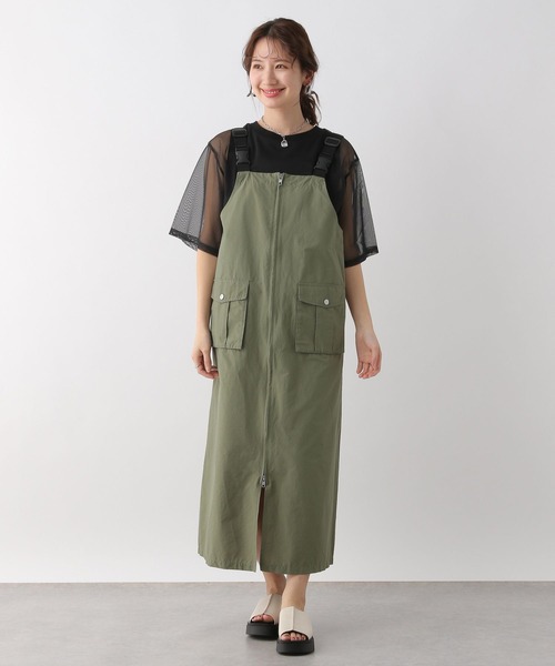 LEPSIM（レプシィム）の「2WAYミリタリージャンスカ 109802