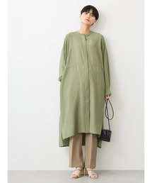 AMERICAN HOLIC | 切替シャツワンピース(シャツワンピース)