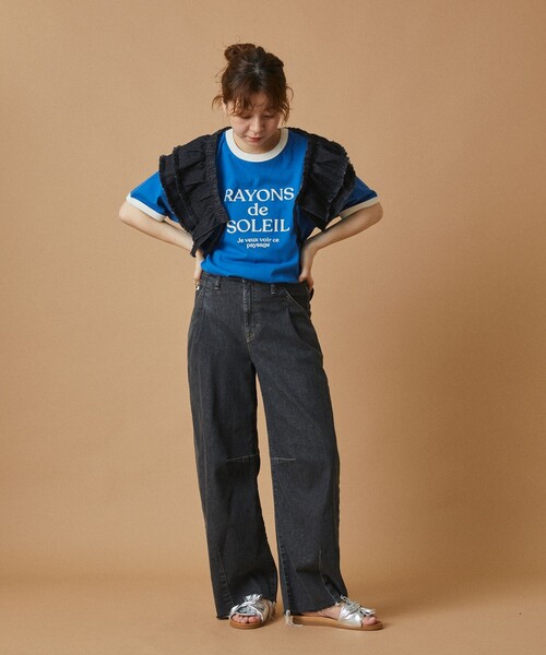 【  Jeans】マンハッタン リンガーTシャツ 送関込 Levi's/リーバイス リンガーTシャツ（Tシャツ/カットソー