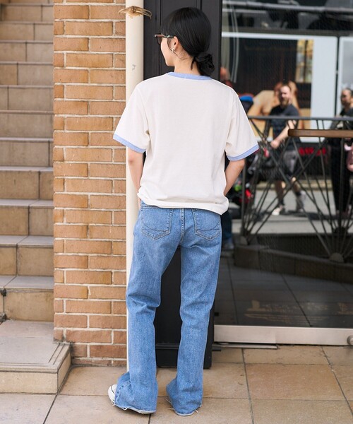 【  Jeans】マンハッタン リンガーTシャツ 送関込 セール】レトロリンガーTシャツ（Tシャツ/カットソー）｜FREAK'S