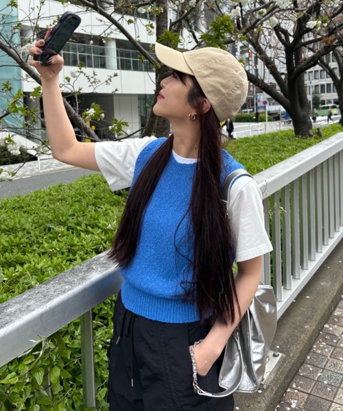 Birthday room（バースデイルーム）の「カラーニットベスト（ベスト・レディース・レッド/イエロー/ブルー・FREE）」の18枚目の写真