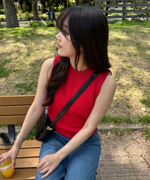 Birthday room（バースデイルーム）の「カラーニットベスト（ベスト・レディース・レッド/イエロー/ブルー・FREE）」の16枚目の写真