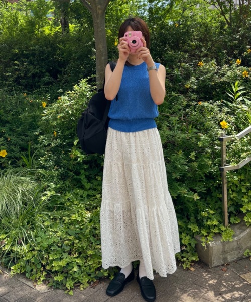 Birthday room（バースデイルーム）の「カラーニットベスト（ベスト・レディース・レッド/イエロー/ブルー・FREE）」の22枚目の写真