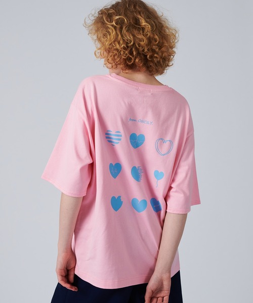 ONCILY（オンシェリー）の「MESSAGE LOGO T-SHIRT / メッセージロゴTシャツ（Tシャツ/カットソー・メンズ・シルバー系その他/オフホワイト/ブルー/シルバー/レッド/ネイビー/イエロー/パープル/ブルー系その他/ホワイト系その他/シルバー系その他2/ピンク/ライトブルー・LARGE/MEDIUM/SMALL）」の9枚目の写真
