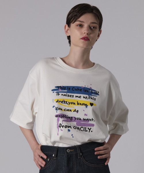 tシャツ 袖ドッキングメッセージロゴカットソー レディース 楽天市場】≪ マラソンセール 1000円ポッキリ sale ≫ロゴ