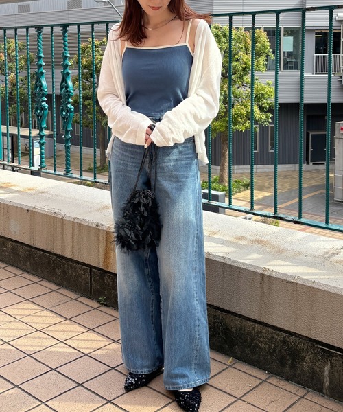 ISOOK(アイスー)の「【ISOOK / アイスー】フリンジ巾着バッグ / チュールバッグ フリンジバッグ ハンドバッグ ZOZOTOWN限定(ハンドバッグ・レディース・ブラック/ホワイト・FREE)」の17枚目の写真