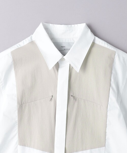 FUMITO GANRYU(フミトガンリュウ)の「<FUMITO GANRYU> KINETIC BOSOM HALF SLEEVE SHIRT/ハーフスリーブ シャツ(シャツ/ブラウス・メンズ・ホワイト/ブラック・1/3/2)」の14枚目の写真
