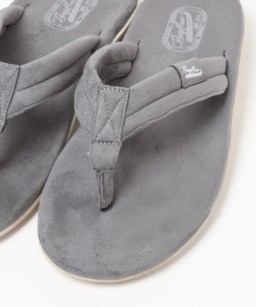 BAYFLOW(ベイフロー)の「フェイクスエードトングサンダル(サンダル・メンズ・グレー/ブラック/カーキ/ベージュ・MEDIUM/SMALL)」の19枚目の写真
