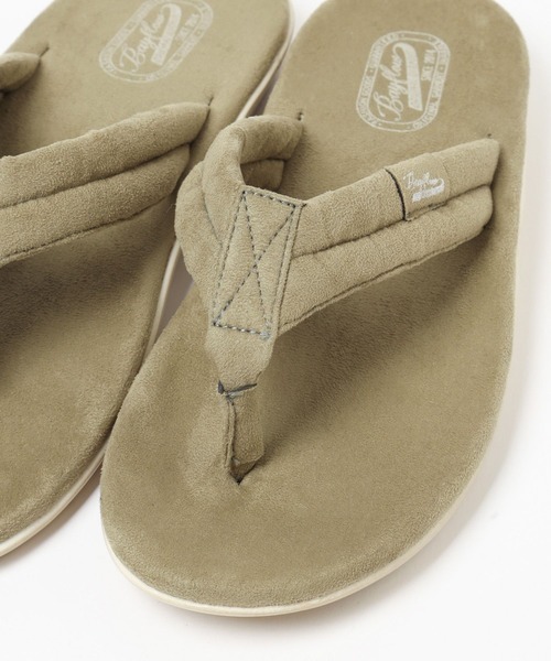 BAYFLOW(ベイフロー)の「フェイクスエードトングサンダル(サンダル・メンズ・グレー/ブラック/カーキ/ベージュ・MEDIUM/SMALL)」の22枚目の写真