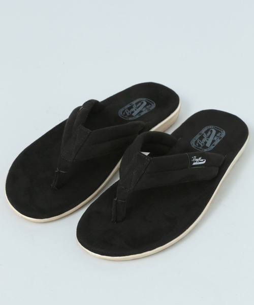 BAYFLOW(ベイフロー)の「フェイクスエードトングサンダル(サンダル・メンズ・グレー/ブラック/カーキ/ベージュ・MEDIUM/SMALL)」の8枚目の写真