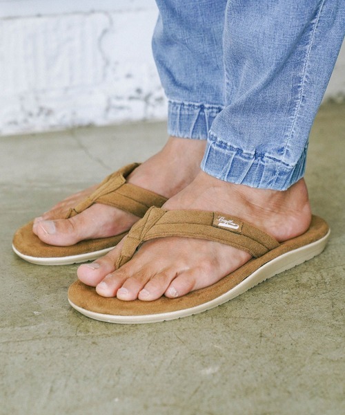 BAYFLOW(ベイフロー)の「フェイクスエードトングサンダル(サンダル・メンズ・グレー/ブラック/カーキ/ベージュ・MEDIUM/SMALL)」の11枚目の写真