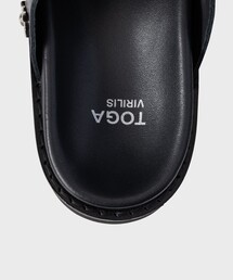 TOGA 41 ブラックサンダル トーガ◇サンダル/41/BLK