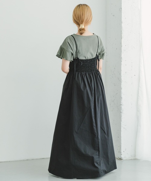 ITEMS URBANRESEARCH（アイテムズ アーバンリサーチ）の「ソデキリカエフレンチTシャツ（Tシャツ/カットソー・レディース・オフホワイト/カーキ/ブラック・FREE）」の22枚目の写真