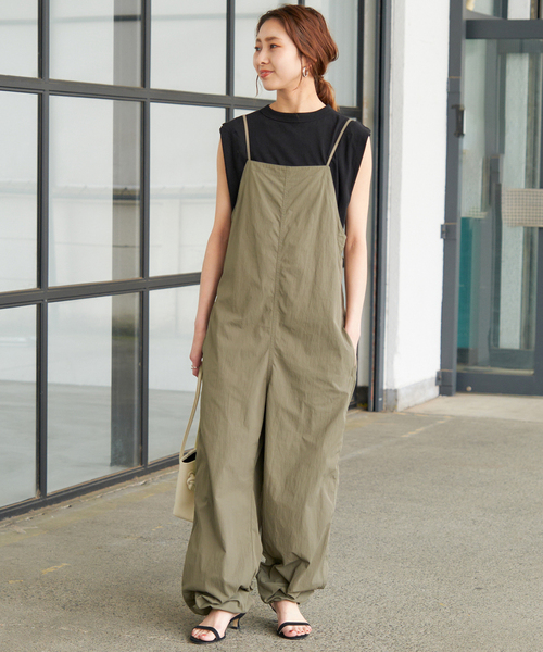 【美品‼️】Spick & Span ナイロンオップスコンビネゾン Spick & Span（スピックアンドスパン）の「ナイロンオックス