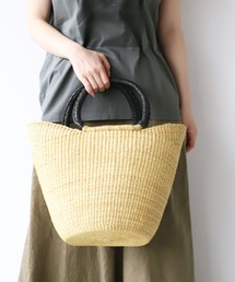 MICA&DEAL | 【AFRICANSQUARE】ボルガ丸底ニケフォルムバスケット M(かごバッグ)