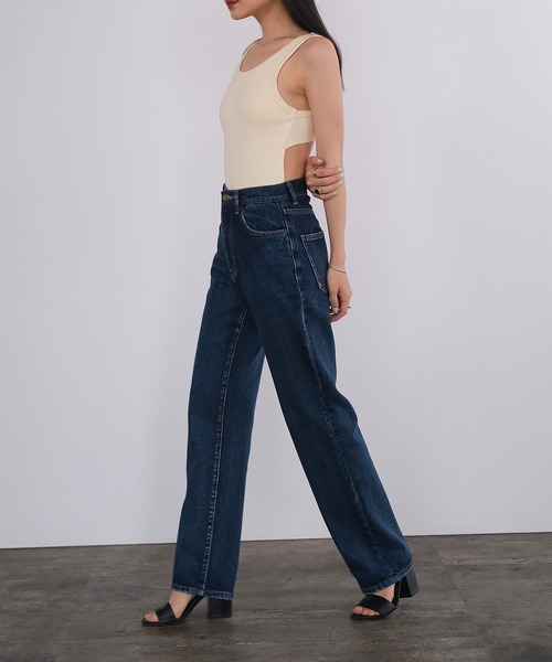 AKTE(アクテ)の「ヴィクトリアボディスーツ(Tシャツ/カットソー・レディース・ブラック/オフホワイト・FREE)」の11枚目の写真