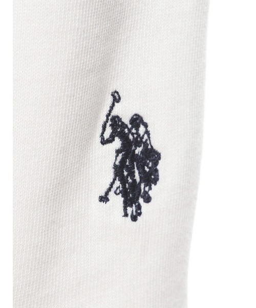U.S. POLO ASSN.(ユーエスポロアッスン)の「U.S. POLO ASSN. ロゴ刺繍 ヘビーウェイト スウェットショートパンツ PLM42500(スウェットパンツ・メンズ・スミクロ/ネイビー/ブラック/オフホワイト・M/L/LL)」の9枚目の写真