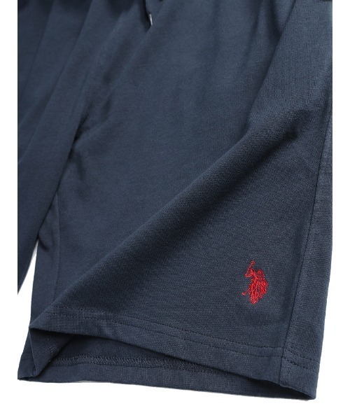 U.S. POLO ASSN.(ユーエスポロアッスン)の「U.S. POLO ASSN. ロゴ刺繍 ヘビーウェイト スウェットショートパンツ PLM42500(スウェットパンツ・メンズ・スミクロ/ネイビー/ブラック/オフホワイト・M/L/LL)」の17枚目の写真