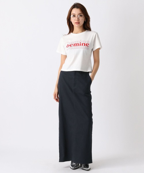 FOREVER 21（フォーエバー トゥエンティーワン）の「Iラインスカート（スカート・レディース・ネイビー/ブラウン・SMALL/MEDIUM）」の19枚目の写真