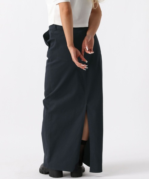 FOREVER 21（フォーエバー トゥエンティーワン）の「Iラインスカート（スカート・レディース・ネイビー/ブラウン・SMALL/MEDIUM）」の10枚目の写真