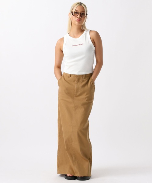 FOREVER 21（フォーエバー トゥエンティーワン）の「Iラインスカート（スカート・レディース・ネイビー/ブラウン・SMALL/MEDIUM）」の15枚目の写真