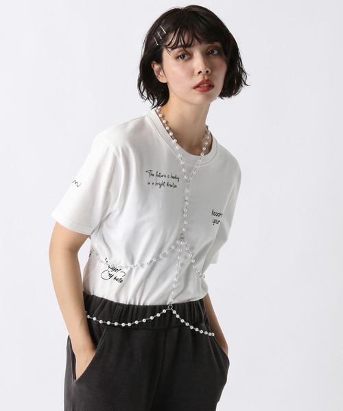 PAGEBOY(ページボーイ)の「パールハーネスネックレス(サスペンダー・レディース・ホワイト・FREE)」の10枚目の写真