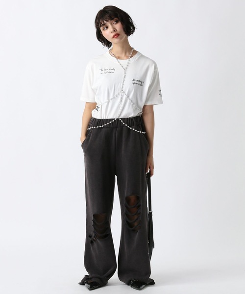 PAGEBOY(ページボーイ)の「パールハーネスネックレス(サスペンダー・レディース・ホワイト・FREE)」の8枚目の写真