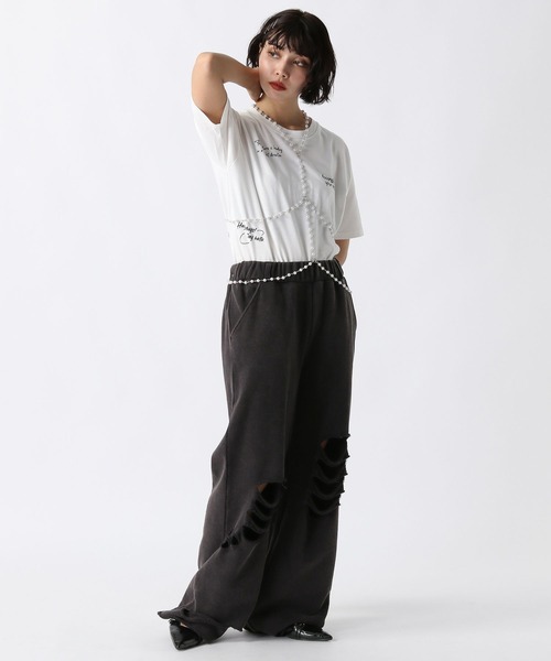 PAGEBOY(ページボーイ)の「パールハーネスネックレス(サスペンダー・レディース・ホワイト・FREE)」の7枚目の写真