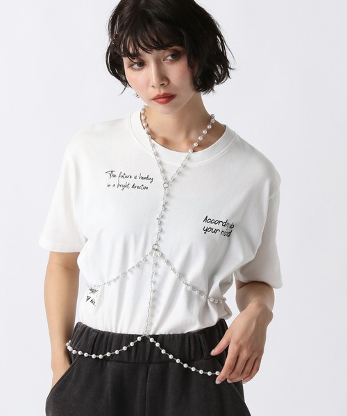 PAGEBOY(ページボーイ)の「パールハーネスネックレス(サスペンダー・レディース・ホワイト・FREE)」の12枚目の写真