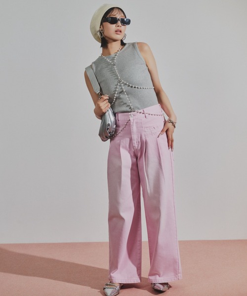 PAGEBOY(ページボーイ)の「パールハーネスネックレス(サスペンダー・レディース・ホワイト・FREE)」の14枚目の写真