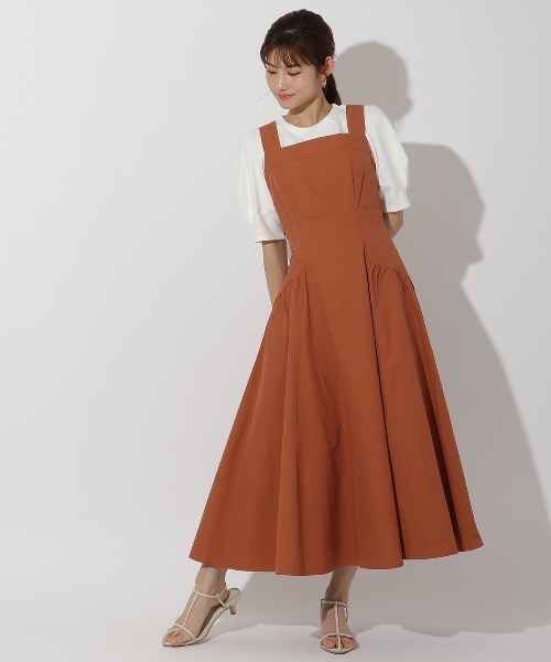 AndCouture リボンショルダー　ジャンスカ セール】ショルダーリボンジャンスカ（ワンピース）｜AND