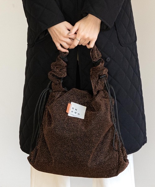 Wpc.（ダブリュピーシー）の「ONDOO シャーリングドロスト トートバッグ（トートバッグ・レディース・ブラック/グレー/ブラウン/シルバー・FREE）」の7枚目の写真