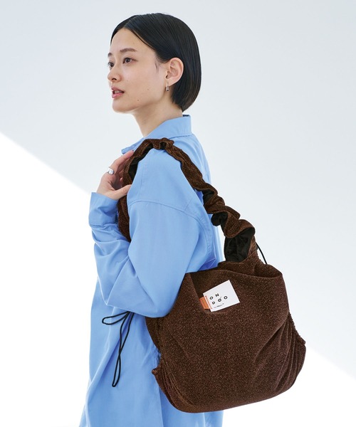 Wpc.（ダブリュピーシー）の「ONDOO シャーリングドロスト トートバッグ（トートバッグ・レディース・ブラック/グレー/ブラウン/シルバー・FREE）」の21枚目の写真