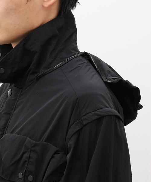 C.P. COMPANY(シーピーカンパニー)の「C.P. Company / シー ピー カンパニー CHROME-R GOGGLE UTILITY JACKET 16CMOW011A(ナイロンジャケット・メンズ・ブラック・50/52)」の18枚目の写真