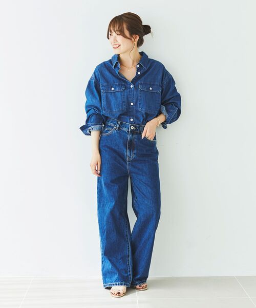 le.coeur blanc（ルクールブラン）の「フラップポケットデニムシャツ