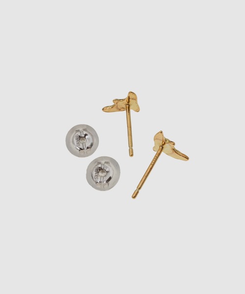 Preek（プリーク）の「MINI PIGEON EARRINGS（ピアス（両耳用）・レディース・ゴールド・FREE）」の2枚目の写真