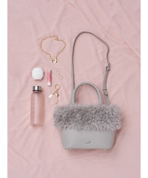 LILY BROWN | 【ZOZO限定カラー】エコファー切り替えトート(ショルダーバッグ)