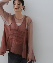 N.（N. Natural Beauty Basic） | ◆レイヤードシースルートップ(シャツ/ブラウス)