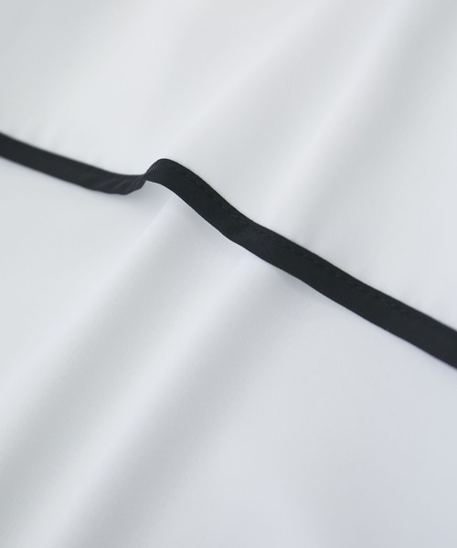 VIS（ビス）の「【洗える】ラッフルフリルバイカラーブラウス（シャツ/ブラウス・レディース・ホワイト系その他/ベージュ系その他/チャコールグレー/オフホワイト・FREE）」の16枚目の写真