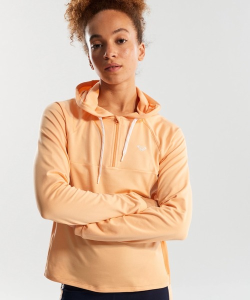 パーカー PURE PURSUIT MESH HO/ロキシー速乾フィットネスハーフジップパーカー・フーディー レディース セール】PURE PURSUIT MESH HO/ロキシー速乾フィットネスハーフ