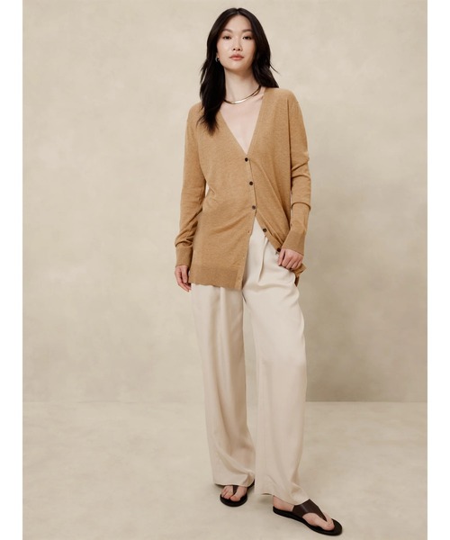 バナナリパブリック BANANA REPUBLIC カーディガン ニット 七分