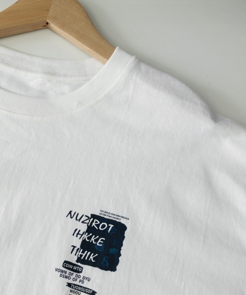Miniministore(ミニミニストア)の「Tシャツ英文字 ロゴプリント半袖Tシャツ(Tシャツ/カットソー・レディース・ホワイト/ラベンダー/グレー・FREE)」の21枚目の写真