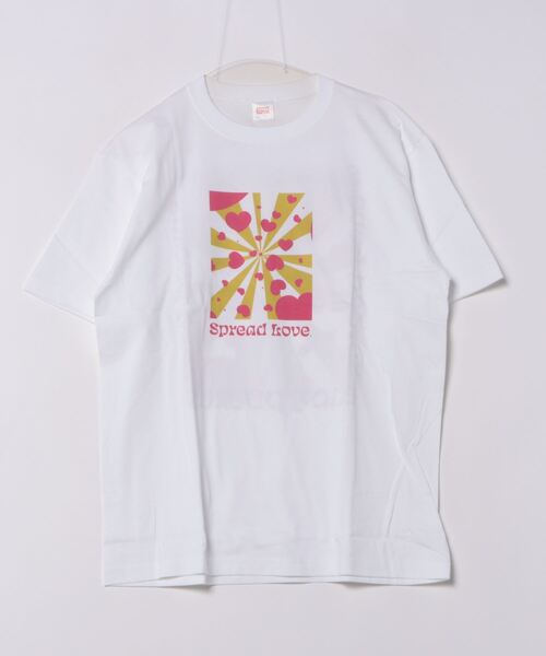 sunny branch(サニーブランチ)の「★Spread Love★オリジナルプリント S/S T(Tシャツ/カットソー・レディース・ブラック/ホワイト・LARGE/MEDIUM/SMALL)」の2枚目の写真
