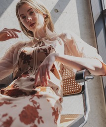 フラワープリントボレロドレス / flower print bolero dress