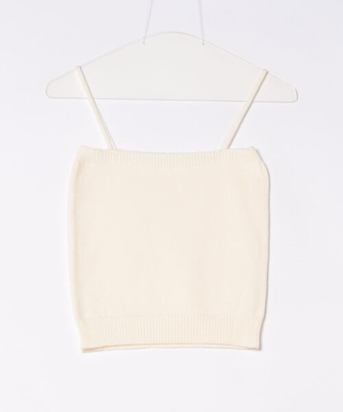 CECIL McBEE（セシルマクビー）の「リボンボレロｘキャミソールSET（ニット/セーター・レディース・グレイッシュベージュ/アイボリー/ピンク/ブラック・MEDIUM）」の6枚目の写真